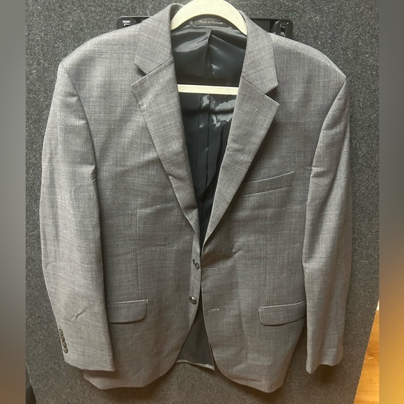 Men’s Chaps suit gray 44R 34x30 - Picture 1 of 6